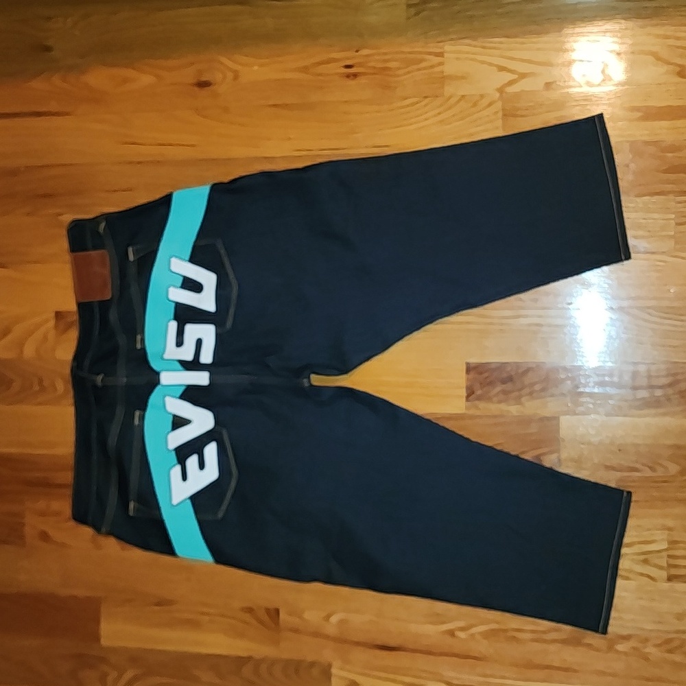 Evisu cropped jeans